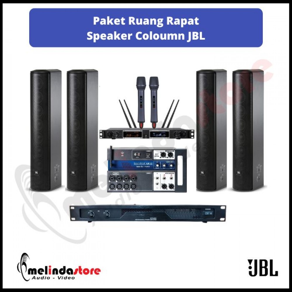 Paket Sound System Ruang Rapat Speaker JBL CBT50-LA